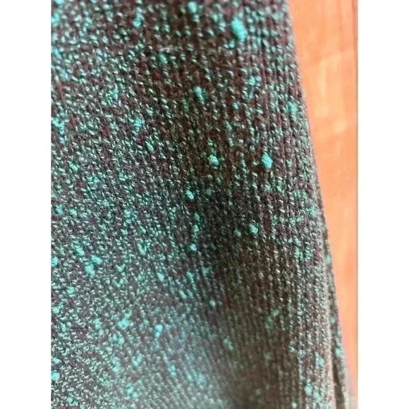 Retro Vintage 80s 90s V Neck Knit Sweater Green and Black Size 2XL Tall READ DES - Picture 2 of 7